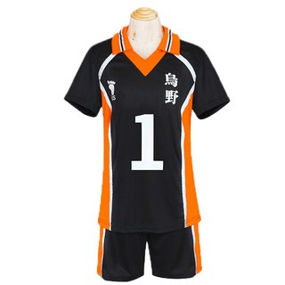 PARTY COSTUME 排球少年!! Cosplay 烏野高中 比賽服 HQ06-1