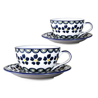 BELUZ casa 韓國製Peacock雙人咖啡杯組, 混色, 1套