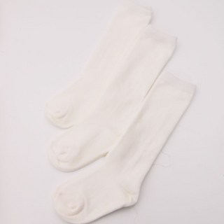 GIEN MALL 嬰幼兒基本素色及膝襪3雙組