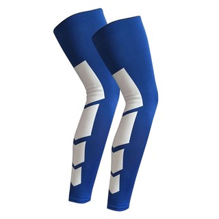 比西法姆斯 機能性運動壓力腿套 2入, 藍色