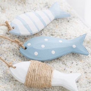 M Design 室內裝飾用木魚, 天藍色