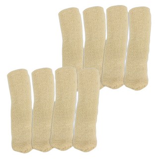 Great Life 椅子防噪音腳套 簡約象牙白 4入, 2個