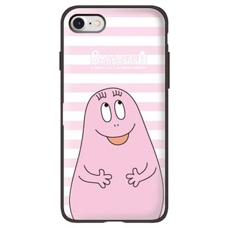 BARBAPAPA 泡泡先生 條紋鏡面輕薄手機殼