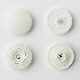 SUN GRIP T型扣 11mm, 象牙白, 100套