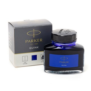 PARKER 派克 Quink 瓶裝墨水 57ml, 藍色, 1個