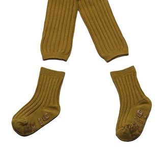 We Socks & Papa Mom 兒童無毛加厚羅紋緊身衣+襪子套裝