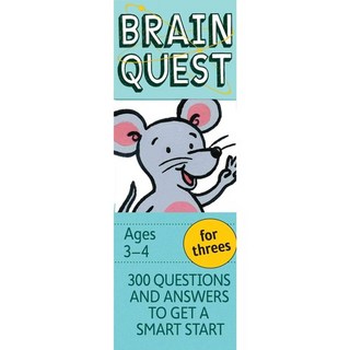 Brain Quest : Ages 3-4 for threes, Brainquest