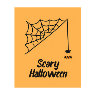 Donna&deco 萬聖節可愛小蜘蛛貼紙, 混合顏色, 60個