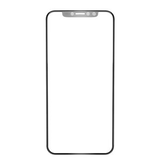 REMAX line side強化玻璃手機螢幕保護膜 黑色, 1個