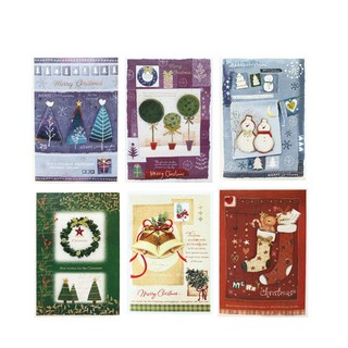 From&To 聖誕卡 fss152 6款組, 混合顏色, 1套
