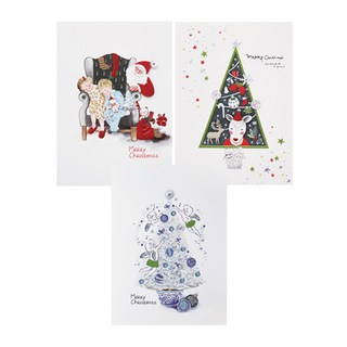 From&To 聖誕卡 fss207-345 3款套組, 混合顏色, 1套