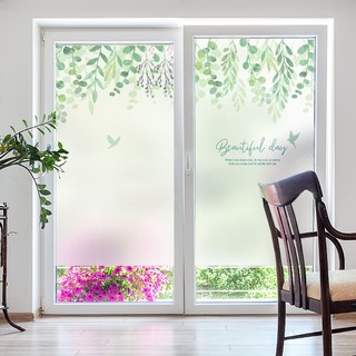 JEJEDECO 窗戶貼紙 彩色霧面貼紙 玻璃窗貼紙 美好日子01, 無背景色