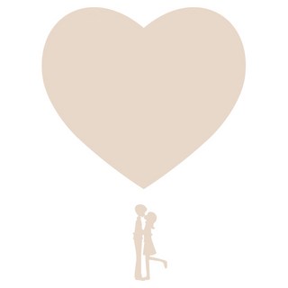 Coo 居家裝飾 壓克力黏貼式留言板 MO 98 米色