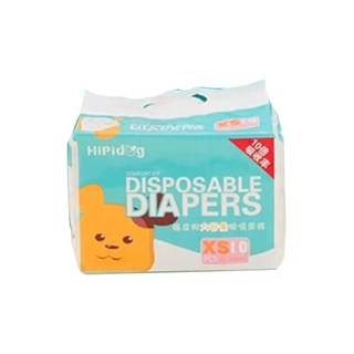 hipidog 犬用紙尿布 10入, 小型, 1包