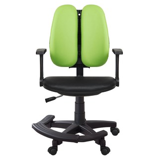 이편한의자 마블 3001 레자 의자 + 발 받침대, 그린