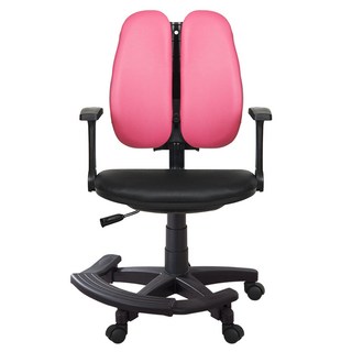 이편한의자 마블 3001 레자 의자 + 발 받침대, 핑크