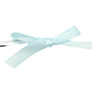 Donna&Deco 簡約基本款緞帶領結, 淺天藍色, 50入