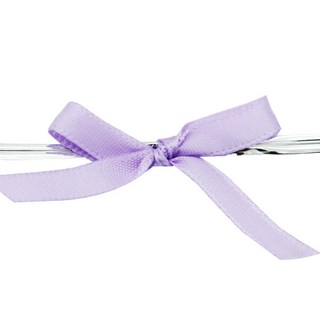 Donna&Deco 簡約基本款緞帶領結, 淺紫色, 50入