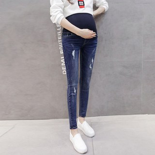 PangPang Shop 孕婦用C型垂直牛仔褲