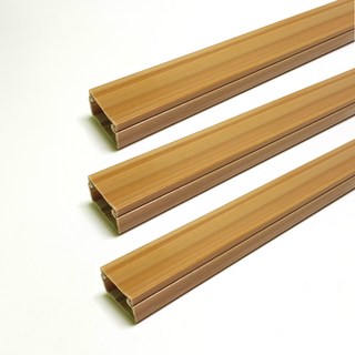 사각 전선몰딩 4호, 우드색, 3개
