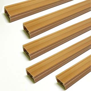 사각 전선몰딩 2호, 우드색, 5개