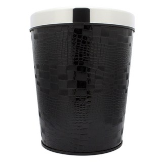 Kiyodo Green Life 圓形垃圾桶, 黑色, 1個