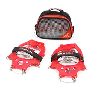 Life Spike PRO 冰爪 + 收納袋, 紅色