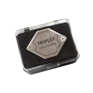 BamiShop 便攜式貴金屬放大鏡放大鏡 20 倍白色, 1個