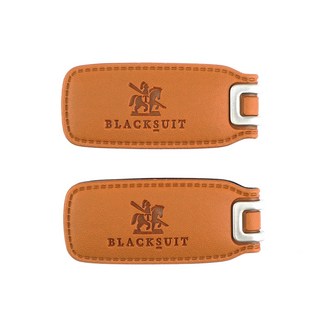Autoban Black Suit 皮革安全帶夾, 橘棕色, 2個