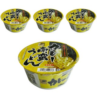 咖哩烏龍麵 碗裝, 81g, 4入