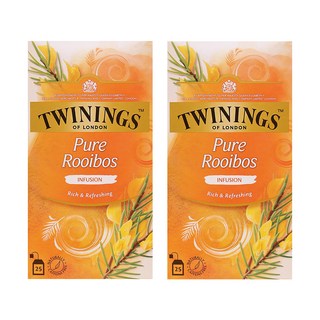 TWININGS 唐寧茶 南非國寶茶茶包, 2g, 25包, 2盒
