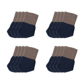 뷰리언즈 하프라인 의자 발커버 4세트, 하프블루, 4개