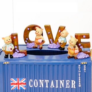 21C Trend 愛心福豬擺飾, 混合顏色