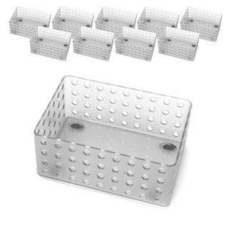 Deco Deco Sense 步驟籃 1 號, 透明白色, 10個