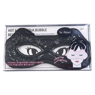 HealingQ 眼部冷熱凝膠眼罩 黑色 HQ-500, 1入, 1個