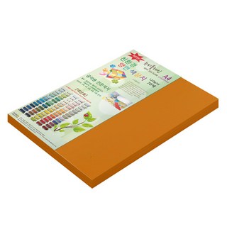 paperculture 雙面色紙 New C-Plain No24 黃褐色 120p, A4, 120張