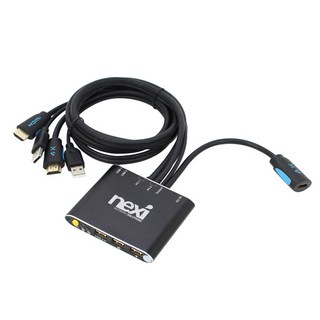 nexi HDMI KVM 切換器 2埠, NX-KVM02H, 1個