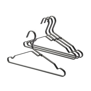 brabantia 鋁製衣架, 黑色, 4個