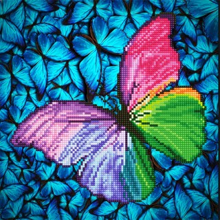ZEZENEW 誘惑蝴蝶 鑽石畫 B1165, 混合顏色, 1個
