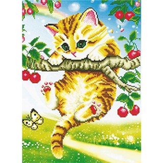 ZEZENEW 可愛貓咪 鑽石畫 A9311, 混合顏色, 1個