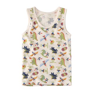withorganic 男童恐龍印花背心