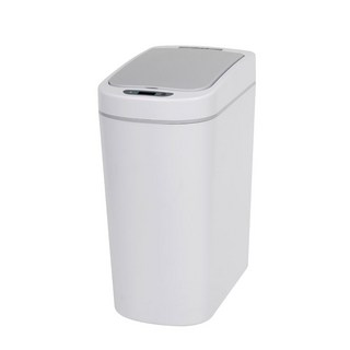 VISVIVA 感應式垃圾桶 7L, 白色的, 1個