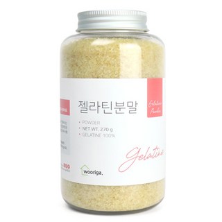 wooriga 優質吉利丁粉 80B, 270g, 1罐
