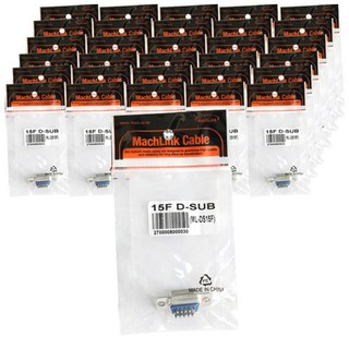 D-SUB 3排 15針 組裝用母頭連接器 轉換轉接頭 100入, ML-DS15F