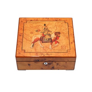 쥬리앤코 피치 아트 마스터 피아노 페인팅 쥬얼리 박스 JB891, 건륭황제 열병식