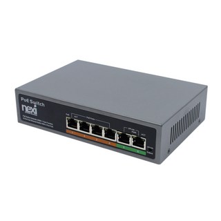 nexi 4+2端口POE交換機集線器 65W, NX-POE604EX20
