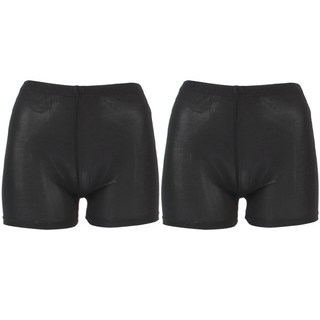 COTTONONE 人造絲兩分安全褲 2件組