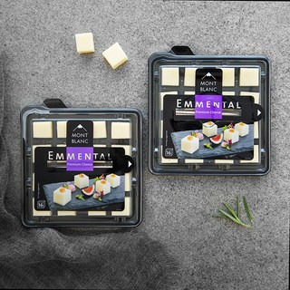 몽블랑 에멘탈 큐브 치즈, 100g, 1개입, 2개