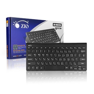 ZIO 미니 유선 텐키리스 키보드, 혼합색상, ZIO-MK8700