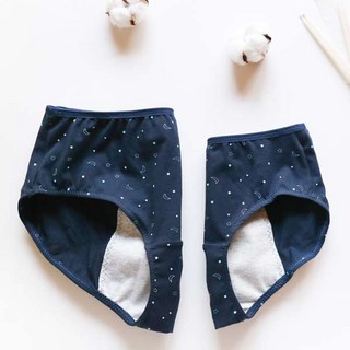 月亮生理褲 4件組, 海軍藍